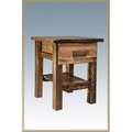 Montana Woodworks Montana Woodworks MWHCNDSL Homestead Nightstand with Drawer - Stained and Lacquered MWHCNDSL